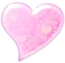 big pink heart