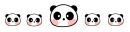 cute panda dividers