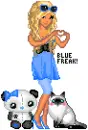 Blue Freak Doll