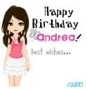 Happy Birthday Andrea!