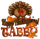 Happy Thanksgiving-First NameTabby