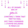 all my dreams