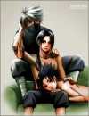 itachi with sasuke and kakashi