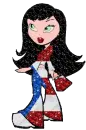 PR GLITTER DOLL