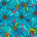 Blue flowers 