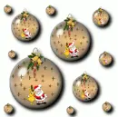 Glass tree christmas
