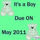 It's a boy due on May 2011