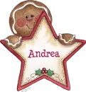 Gingerbread Star ~ Andrea