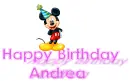 Happy Birthday Andrea