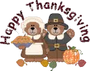 Happy Thanksgiving bears