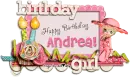 Happy Birthday Andrea!