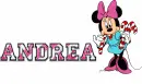 Christmas Minnie Mouse- Andrea