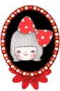 cute red bow