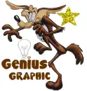 Wiley Coyote ~ Genius Graphic