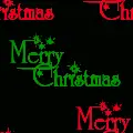 red and green blinking merry christmas