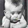 baby's smoking cigarette