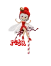 Christmas Jingle Girl Ornament ~ rita