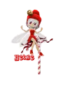 Christmas Jingle Girl Ornament ~ Heike