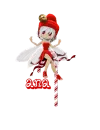 Christmas Jingle Girl Ornament ~ Ana