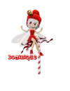 Christmas Jingle Girl Ornament ~ Dominique