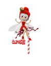 Christmas Jingle Girl Ornament ~ Arsh