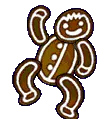 jumping gingerbread man