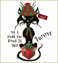 Christmas Cat ~ All I Want For Xmas ~ Tammy
