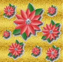 Gold poinsettia