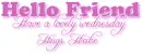 Have a lovely wednesday