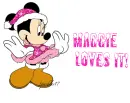 Minnie Mouse -  Maggie Loves it
