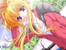 Blonde anime girl