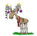christmas moose