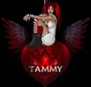 Gothic Heart Ornament ~ Tammy