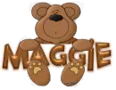 Maggie- Brown teddy bear