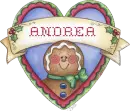 Gingerbread Heart ~ Andrea