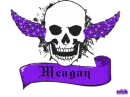 meagan purple skull