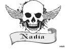 nadia white skull