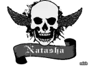 natasha black skull