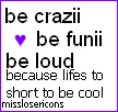 be crazii