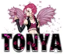 Tonya-pink goth girl