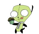 gir eatin cupcake