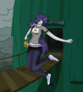 Marceline Outside of Her Home
