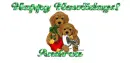 Christmas puppies Happy Howlidays - Andrea