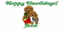 Christmas puppies Happy Howlidays - Jessi