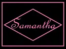 Samantha Name Tag