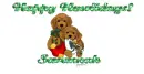 Christmas puppies Happy Howlidays - Savannah