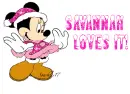 Minnie Mouse - Savannah loves it