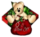 I Love It Christmas Bear