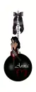 Black Goth Ornament ~ Anna