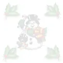 snowman and holly wallpaper